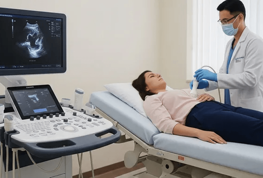 Ultrasonido diagnóstico para consulta clínica